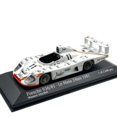 Modellino Auto Minichamps 1/43 Porsche 936/81 Ickx-Bell #11 Winner Le Mans 1981 - Immagine 1 di 4