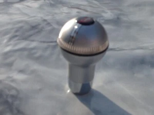 Schaltknauf silber      LED blau,  universal - Bild 1 von 2