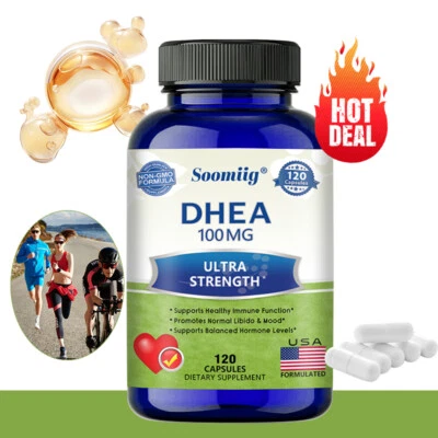DH EA 100mg - Supports Brain and Immune System Health - 120 Capsules - Image 1 of 4