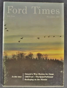 1965 Ford Times Magazine 1966 Mustang Custom LTD Galaxie Fairlane Nice Original - Picture 1 of 18