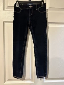 Old Navy Rockstar Jeggings Girls Jeans Size 7 Dark Wash - Picture 1 of 8