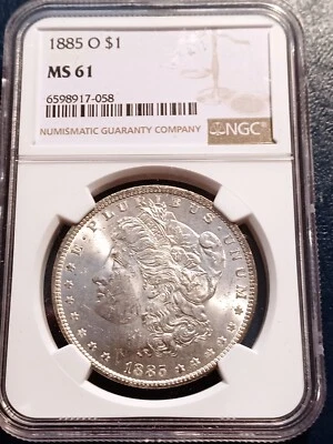 1885-O NGC MS61 Morgan Dollar - Image 1 of 2