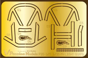 Passion Models P35-125 1/35 M4 Light Guard PE set (2 Sets) - Picture 1 of 1