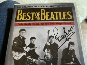 PETE BEST of THE BEATLES signierte DVD BEST OF THE BEATLES KOSTENLOSER VERSAND! - Bild 1 von 3