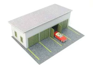 Scale 1:64 - 1:72 Diorama auto garage Diorama DIY model kit Car models display - Picture 1 of 18