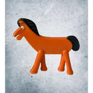 Vintage Gumby Toy Bendy Figure 1989 Jesco Pokey Playskool Bendies Prema Horse - Picture 1 of 4