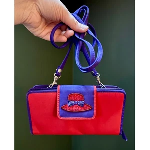 Vintage Avon Shoulder Bag Wallet ID/Card/Checkbook Organizer Red Hat Society - Picture 1 of 7