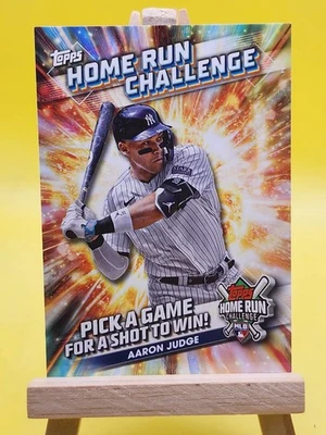 2024 Topps Series 1 Unscratched Home Run Challenge Code Card Aaron Judge #HRC-17 - Image 1 of 2