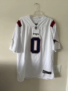 Camiseta Nike On Field New England Patriots Home Blanca Christian Gonzalez Talla Grande - Imagen 1 de 5