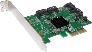 Controller Pcie Raid SATA III 6GB 4 Ports Marvell 88SE9230 - Picture 1 of 3