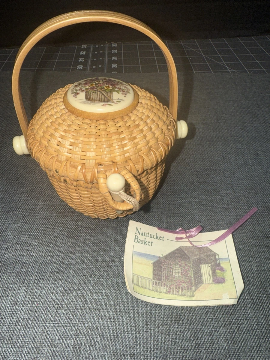 Vintage nantucket basket ナンタケットバスケット　USA Vintage nantucket basket ナンタケットバスケット USA