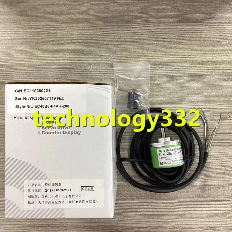 1PC NEW ELCO EC40B6-P4AR-200 encoder #TX - Image 1 of 4