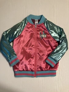 Girls LOL Doll Bomber Varsity Jacket Size 7/8 - Medium Retro 90s - Picture 1 of 11