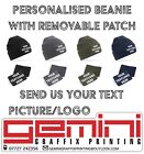 Personalised Printed Beanie Hat Custom Logo Picture Text Cars Sport Bikes