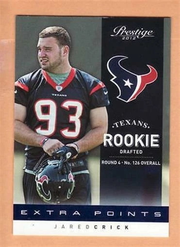 2012 Prestige Extra Points Blue #209 Jared Crick RC 903/999 - Flat S/H - Image 1 of 1