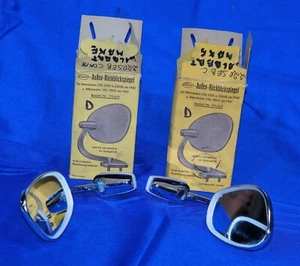 Par de espejos retrovisores laterales vintage NOS Albert Mercedes 220 220SE 220S 190D hechos en Alemania - Imagen 1 de 10