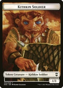 Kithkin Soldier & Pegasus - Double Sided Token - Kaldheim Commander (PP) MTG - Picture 1 of 2