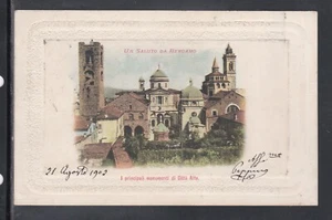 Cartolina Saluti da Bergamo i Principali Monumenti di Città Alta CD876 - Foto 1 di 1