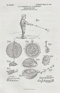 1907 Firecracker Fireworks Toy Patent Copy - Foto 1 di 1