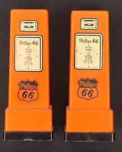 Phillips 66 Gas Pump Inspired Salt And Pepper Shakers Set plastic - Picture 1 of 9