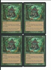 MTG: VINTARA ELEPHANT Prophecy COMMON; played, Excellent condition x4