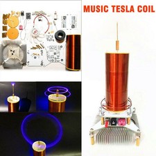 Music Tesla Coil Plasma Speaker Wireless Transmission sound Solid +Power DIY kit