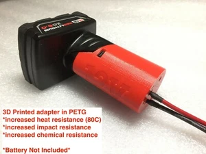 HS Battery adapter for Milwaukee 12V M12 dock power connector 12 gauge robotic - Picture 1 of 8