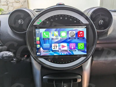 For BMW Mini Cooper Countryman 2011-2016 Paceman Android 13 CarPlay Radio GPS FM Foto 1 de 4