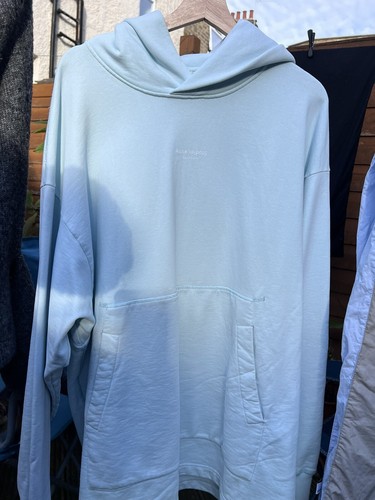 Felpa con cappuccio blu ACNE STUDIOS taglia S oversize