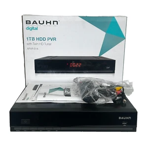 Bauhn 1TB HDD PVR With Twin HD Tuner Digital Video Recorder APVR-014 With Box - Picture 1 of 11