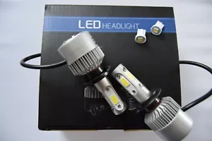 Mazda 121 Doble Faro 1996-99 LED Kit Set 2x H7 Bombillas Luz + 501 - Picture 1 of 12