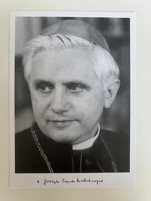 Papst Benedict XVI - Faksimiliert Signiert - Kardinal Ratzinger - Bild 1 von 2