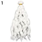 Hot Synthetic Fiber 20Cm Long Straight Diy Dolls Accessories Wig Hair Doll Wigs
