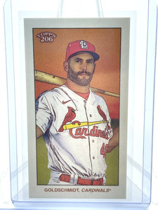 2023 TOPPS 206 MINI PAUL GOLDSCHMIDT RARE 1/1 SSP TABACCO CARD