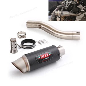 Silenciador silenciador de tubo de enlace medio sistema de escape para Kawasaki Ninja ZX10R 2004-2005 - Imagen 1 de 12