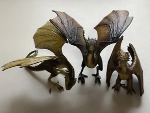 Noble Collection Baby Dragons Set Drogon Rhaegal Viserion Game Of Thrones - Bild 1 von 12