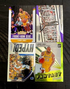 LeBron James 4 Karten Set Panini Prizm, Anwärter, Optik LOS ANGELES LAKERS - Bild 1 von 2