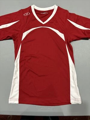 Camiseta de fútbol Xara manga corta roja juvenil mediana nueva corte femenino Foto 1 de 4