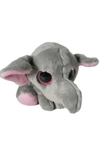 Dollibu Sparkling Big Eye 8 Inch Elephant Plush Soft Stuffed Animal NWT - Picture 1 of 3