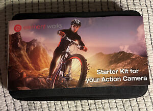 New! Element Works - 26 Piece Starter Kit For Action Camera, For GOPRO, w/Case