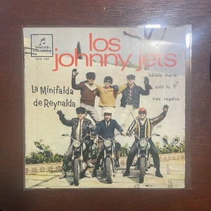 LOS JOHNNY JETS 7" Record LA MINIFALDA DE REYNALDA GARAGE Soul PSYCH YEYE a1985 - Picture 1 of 4