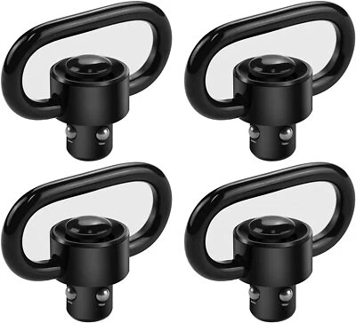 QD Sling Swivel Quick Detach/Release 1.25" Heavy Duty Push Button Swivels - Image 1 of 4