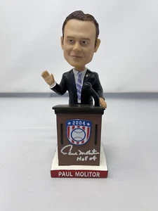 Paul Molitor Signed SGA Hall Of Fame Induction Speech Bobblehead Beckett COA - Picture 1 of 6