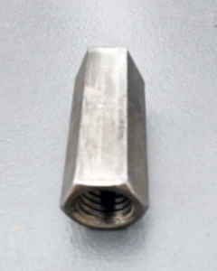 (5 Pack) CN-58 5/8-11 x 13/16 Hex, x 2-1/8" Long Hex Coupling Nut Steel Plain - Picture 1 of 1