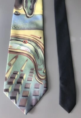 Relojes de fusión vintage Ralph Marlin Dalí 100 % polietileno corbata hechos en EE. UU. Foto 1 de 3