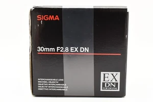 [Unused] Sigma SIGMA 30mm F2.8 EX DN Micro Four Thirds In box #2401341 - Picture 1 of 6