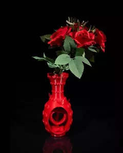 Heart and Flower Vase 3D Printed. Valentines Day. Mothers Day. Friend. Daughter. - Picture 1 of 10