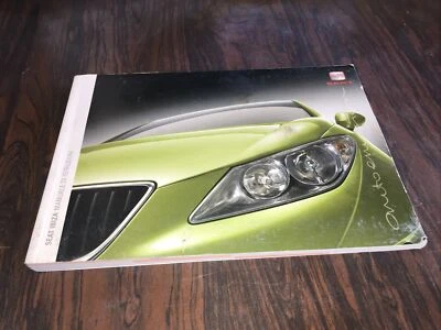 Seat Ibiza  Manuale  Istruzioni Uso  E Manutenzione Libretto Istruzioni 2009 - Immagine 1 di 4