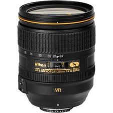 Nikon NIKKOR 24-120mm f/4 AS G SWM AF-S VR IF N M/A ED Lens