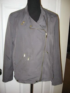Apt 9, NEW ,Slate Gray, Jacket, Zipper Close, Pockets,Lined, Sandwash Soft, XL - Picture 1 of 12